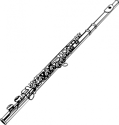 piano clipart flute
