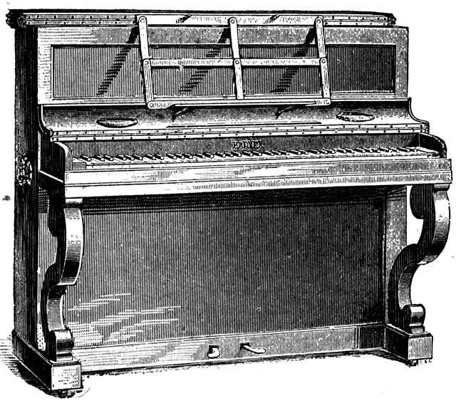 piano clipart old piano