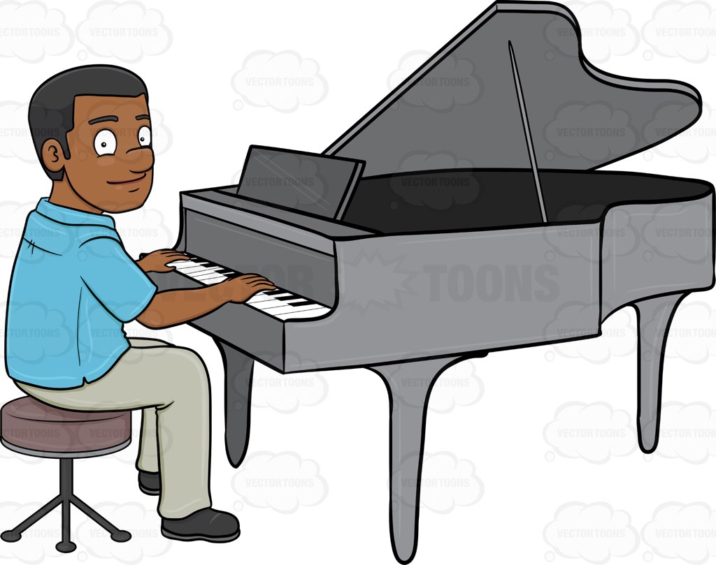 piano clipart two