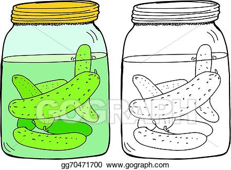 pickle clipart drawn