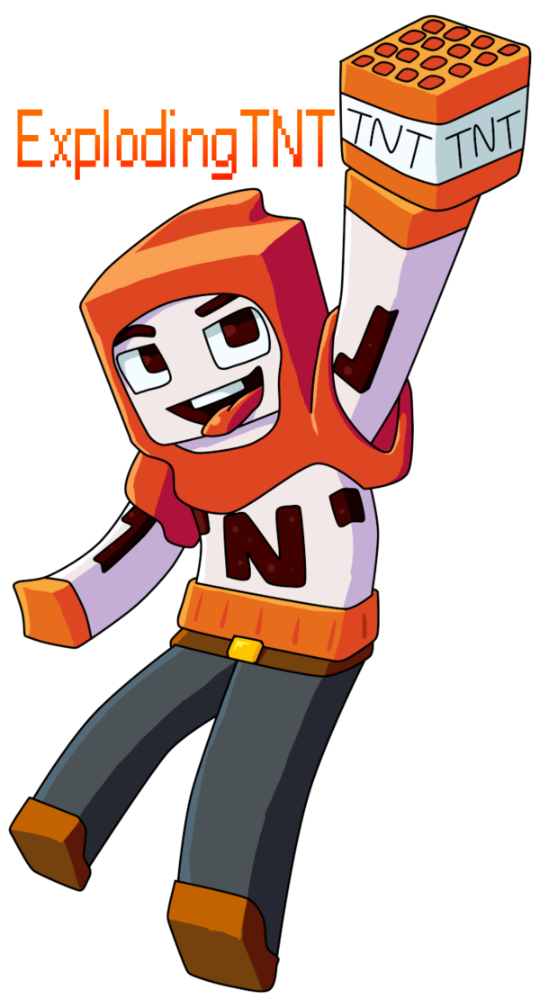Planet clipart explosion. Awesome exploding tnt fanart