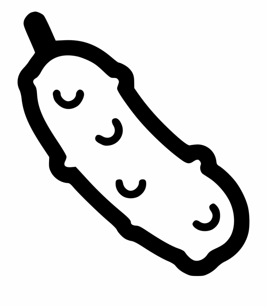 pickle clipart outline
