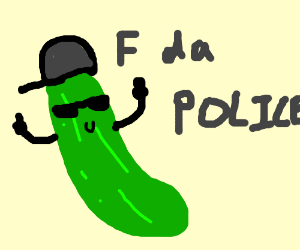 pickle clipart thug