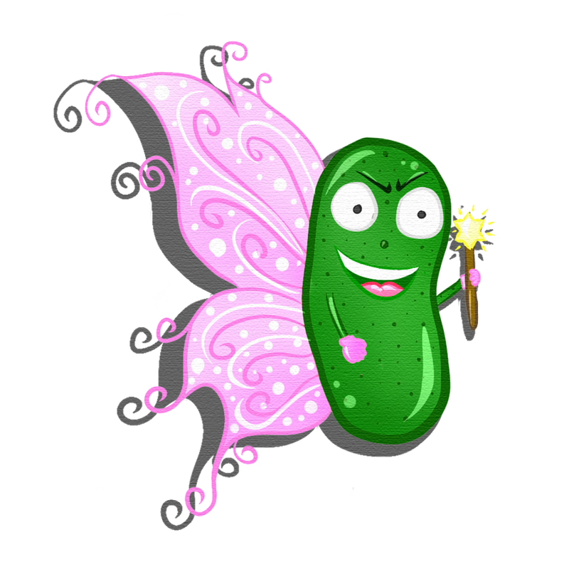 Pickles clipart bright green. My culinary fairy tale