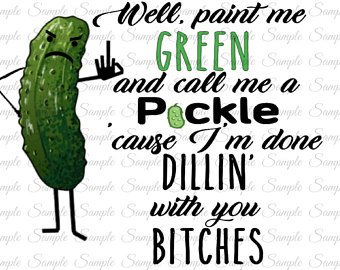 Pickles clipart bright green. Etsy 