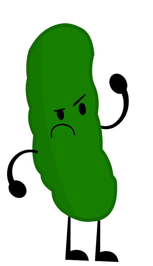 pickles clipart bright green