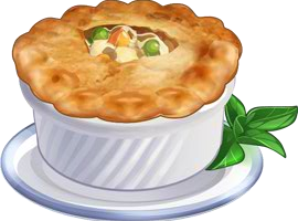 pie clipart chicken pie