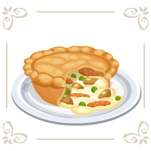 Pie clipart chicken pie. Portal 