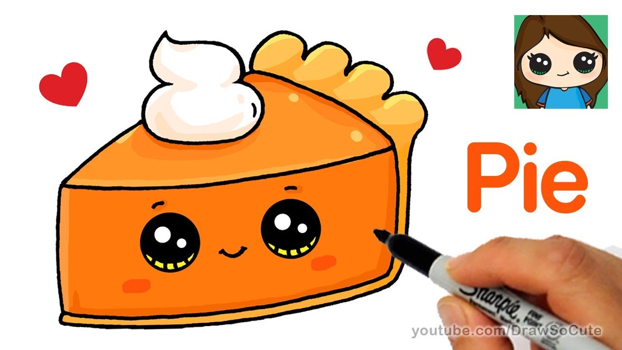 pie clipart face drawing