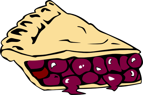 pie clipart plum