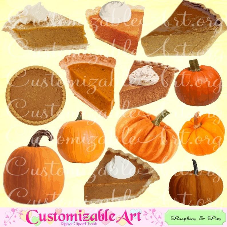 Pie clipart printable. Pumpkin digital clip art