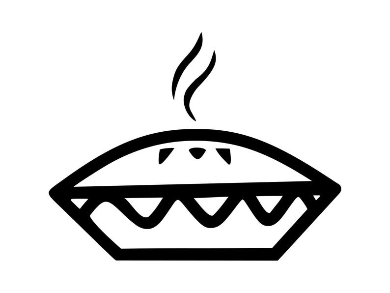 Pie clipart silhouette. Svg baked png dxf