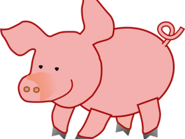 pig clipart abstract