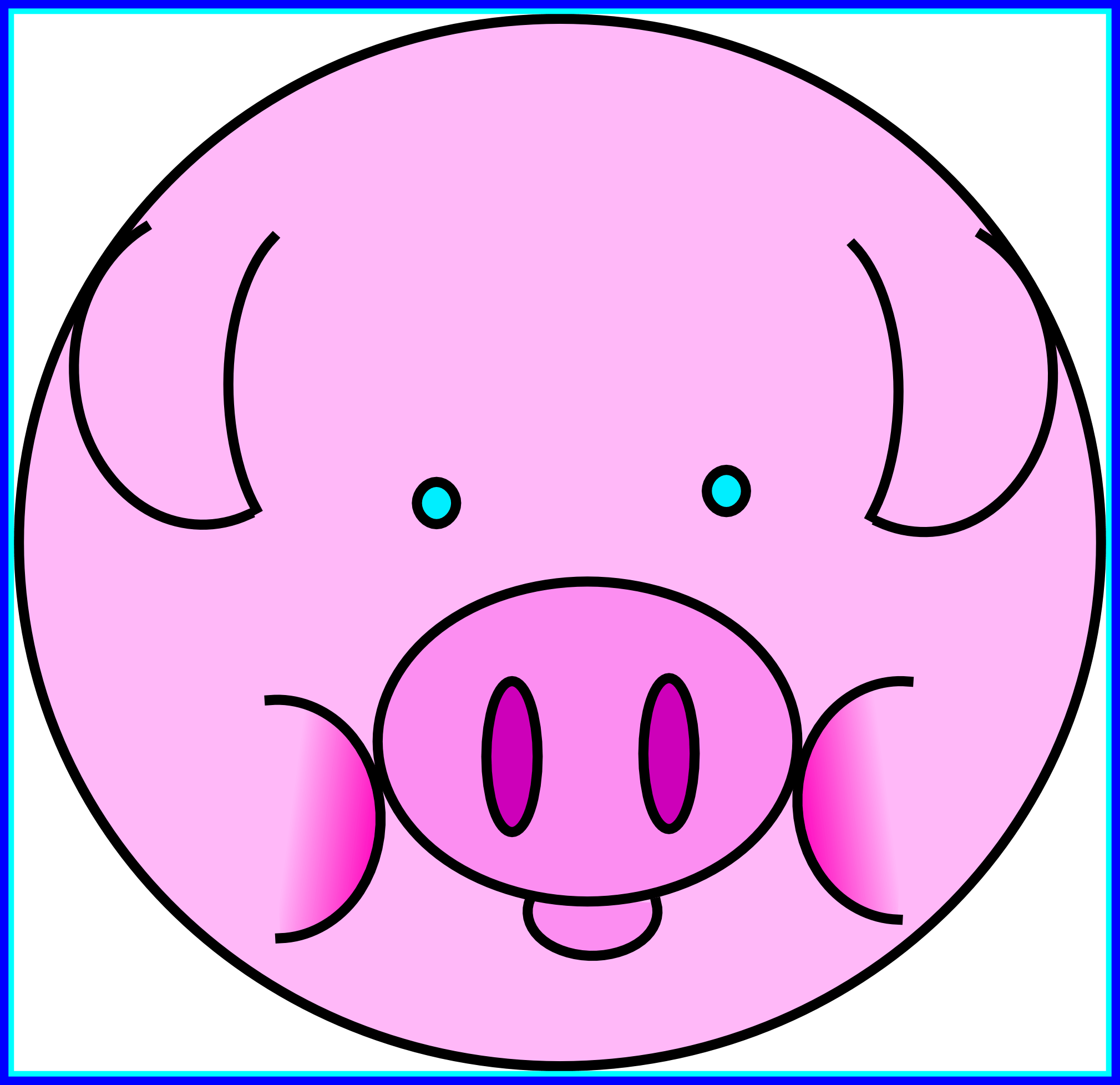 pig clipart cook