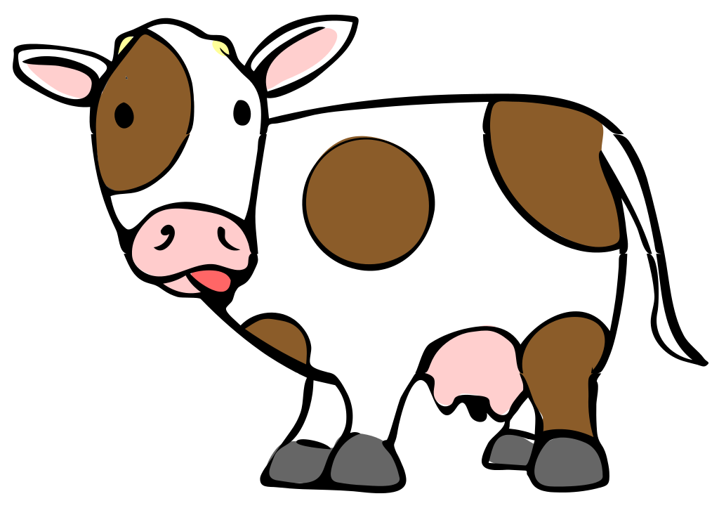 pig clipart cow