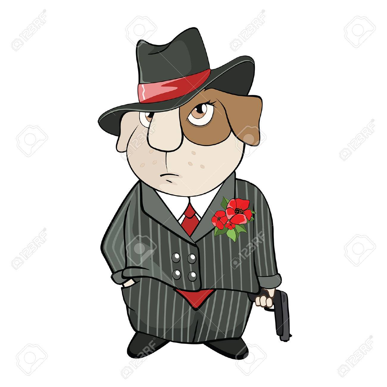 pigs clipart gangster