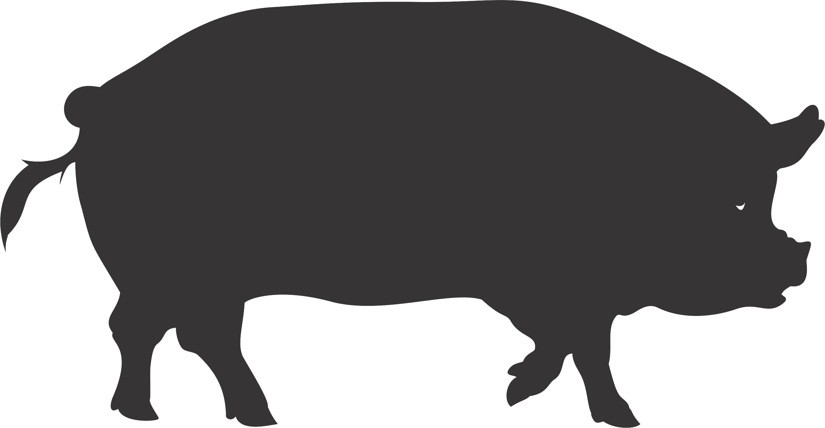 Free download clip art. Pig clipart grey