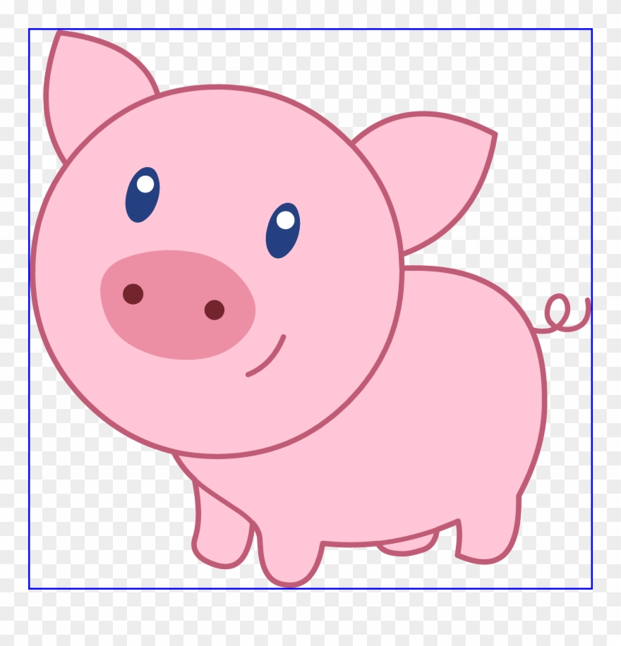 pig clipart logo
