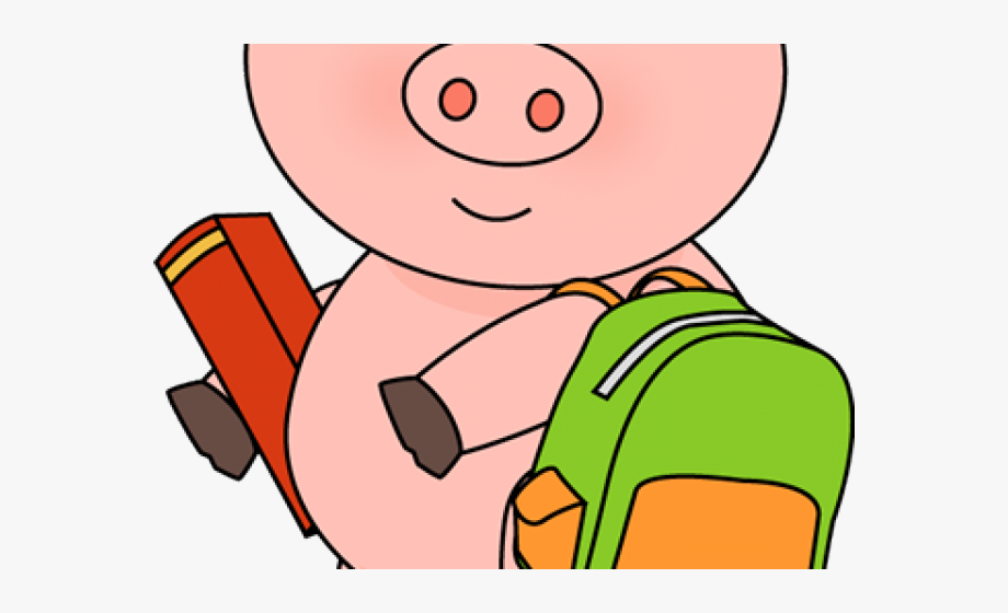 pig clipart school