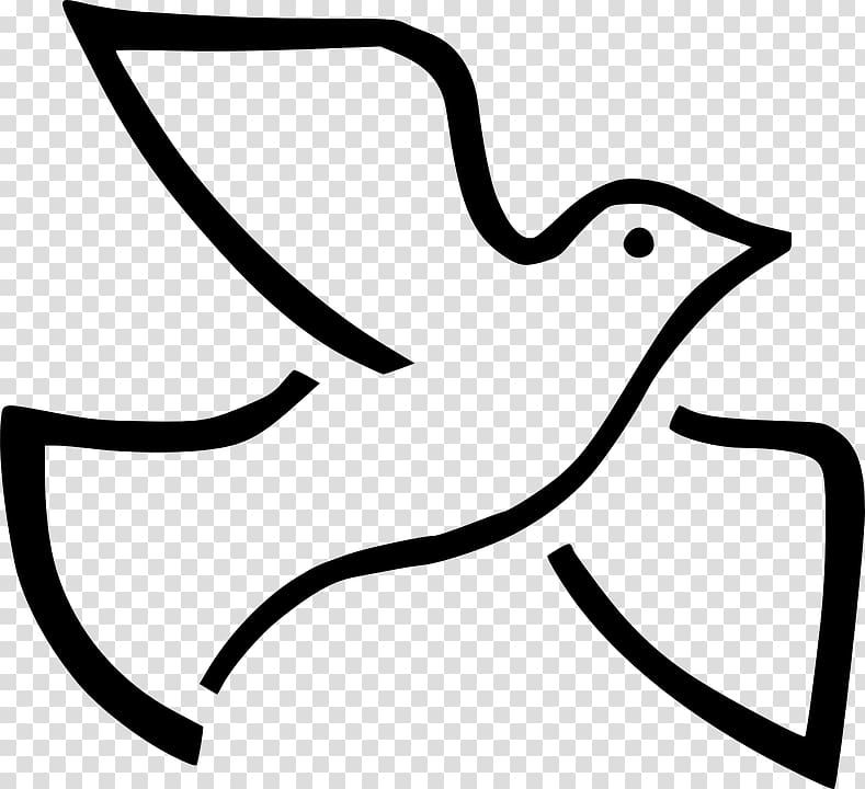 Black logo columbidae doves. Pigeon clipart holy spirit