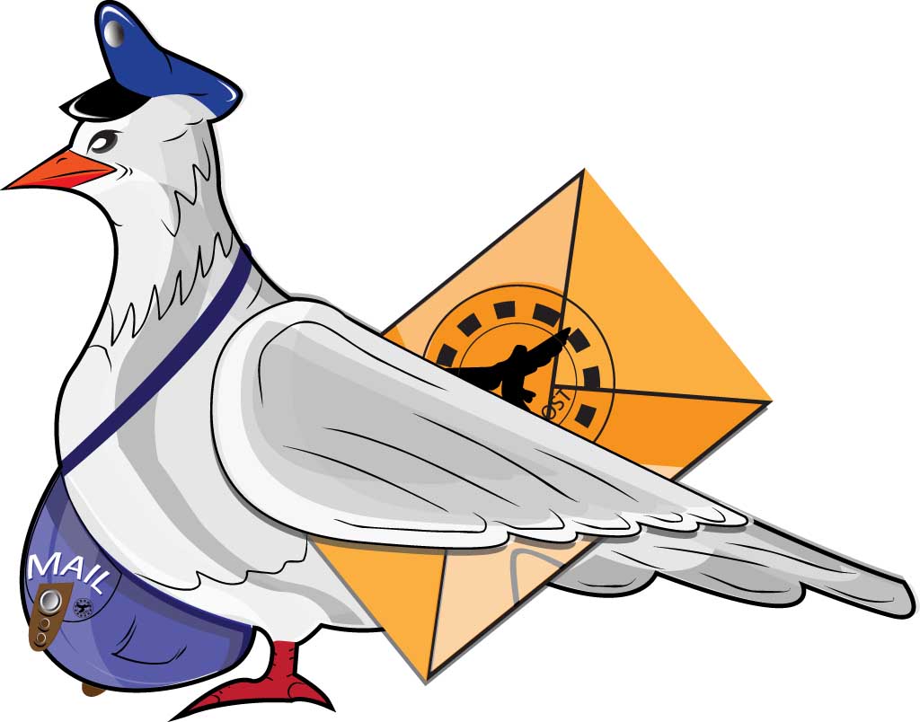 Pigeon clipart pigeon post. Where does the operate