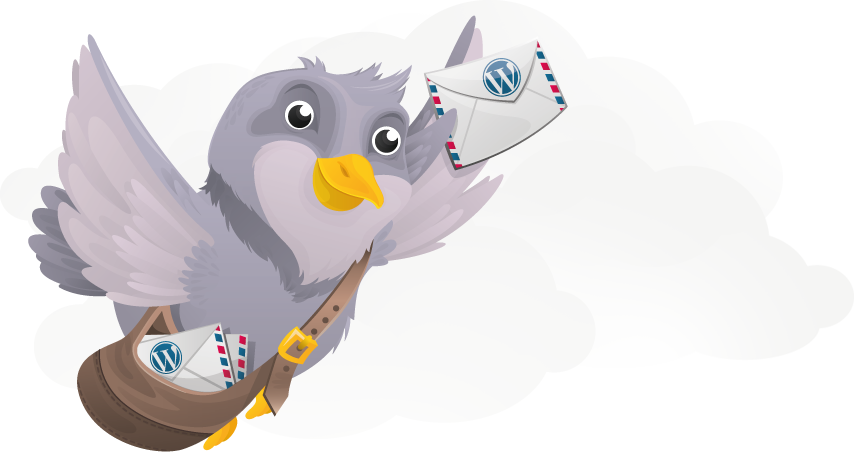 Mailpoet wysija the owl. Pigeon clipart pigeon post