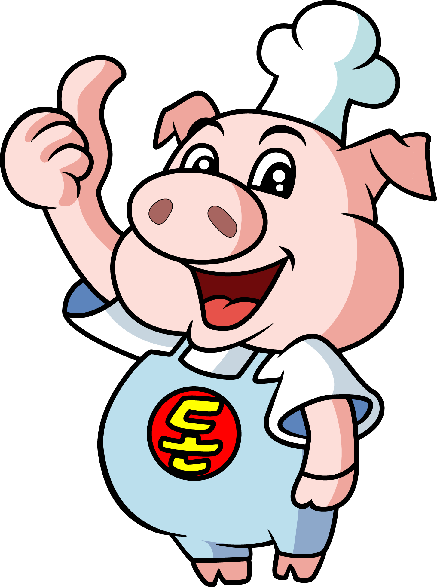 Pigs clipart cook. Domestic pig clip art