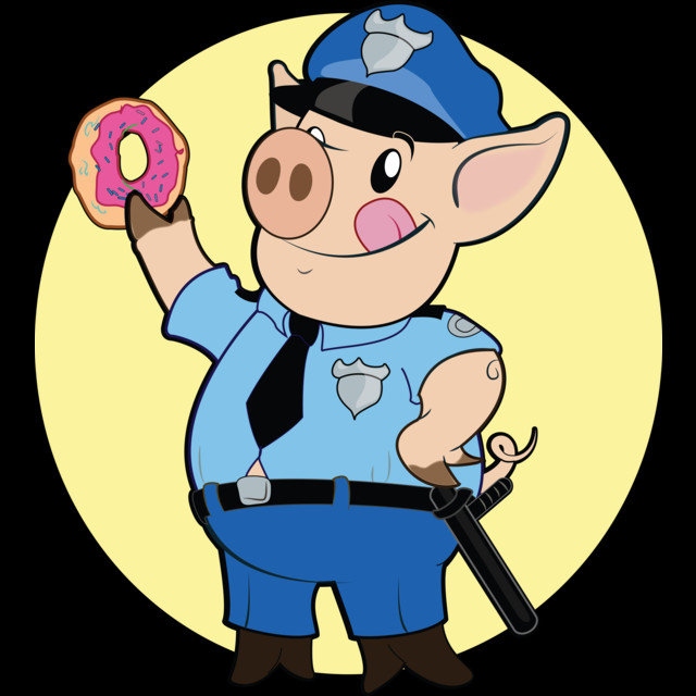 Свинья бандит. Поросёнок в полицейской форме. Свинка в форме полицейского.