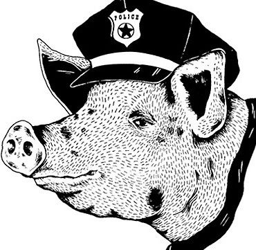 pigs clipart cop