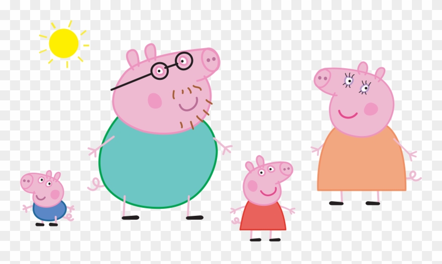 pigs clipart family