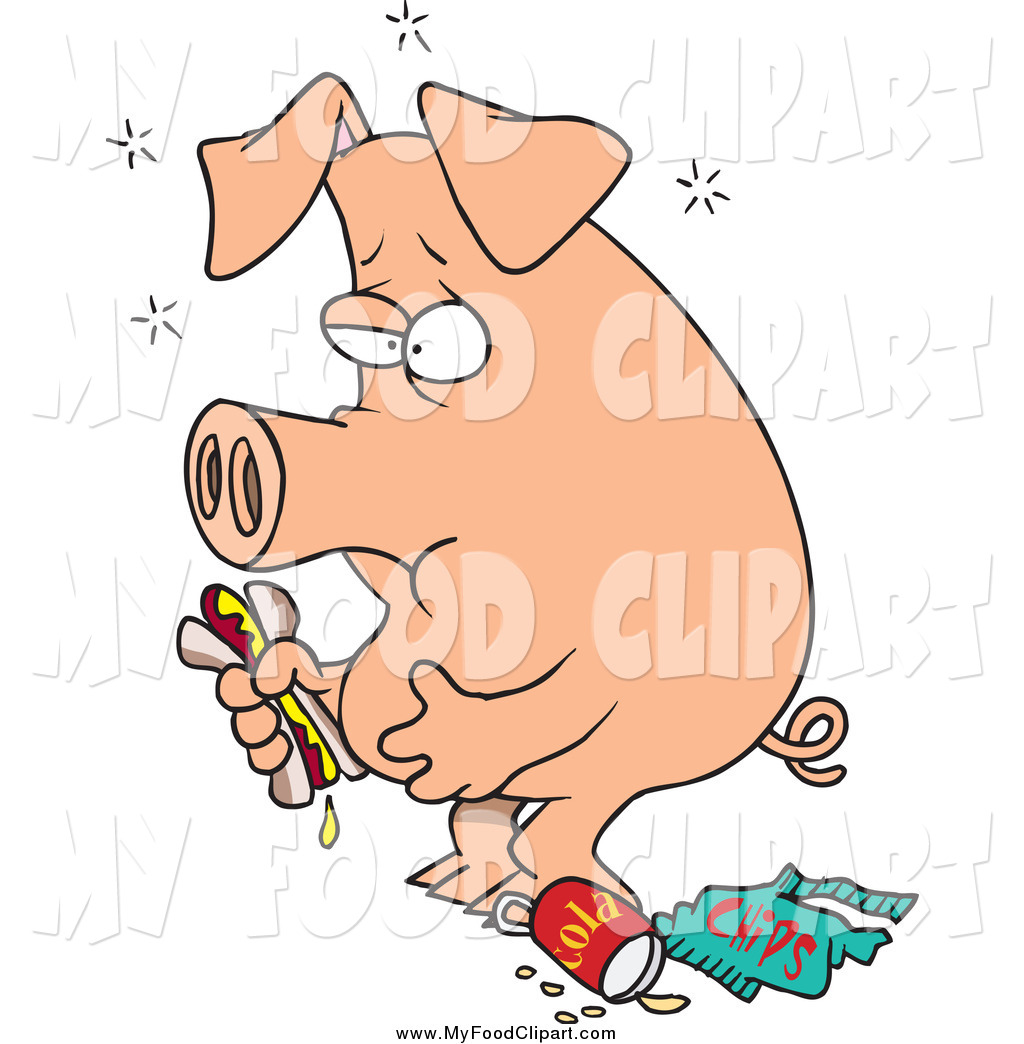 pigs clipart food