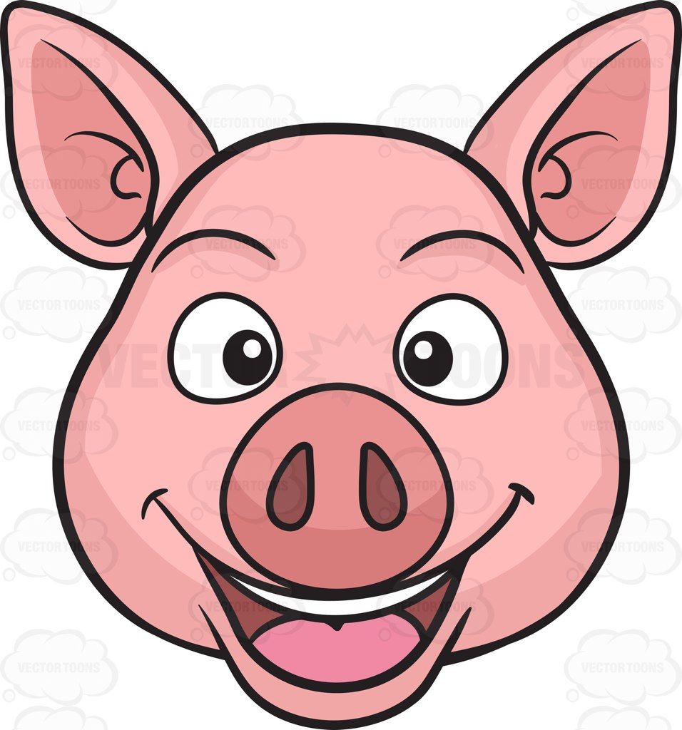 pigs clipart mouth