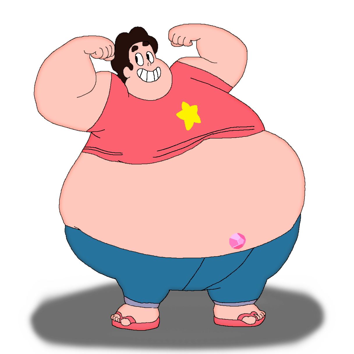 Fatbellyboy explore on deviantart. Pigs clipart obese