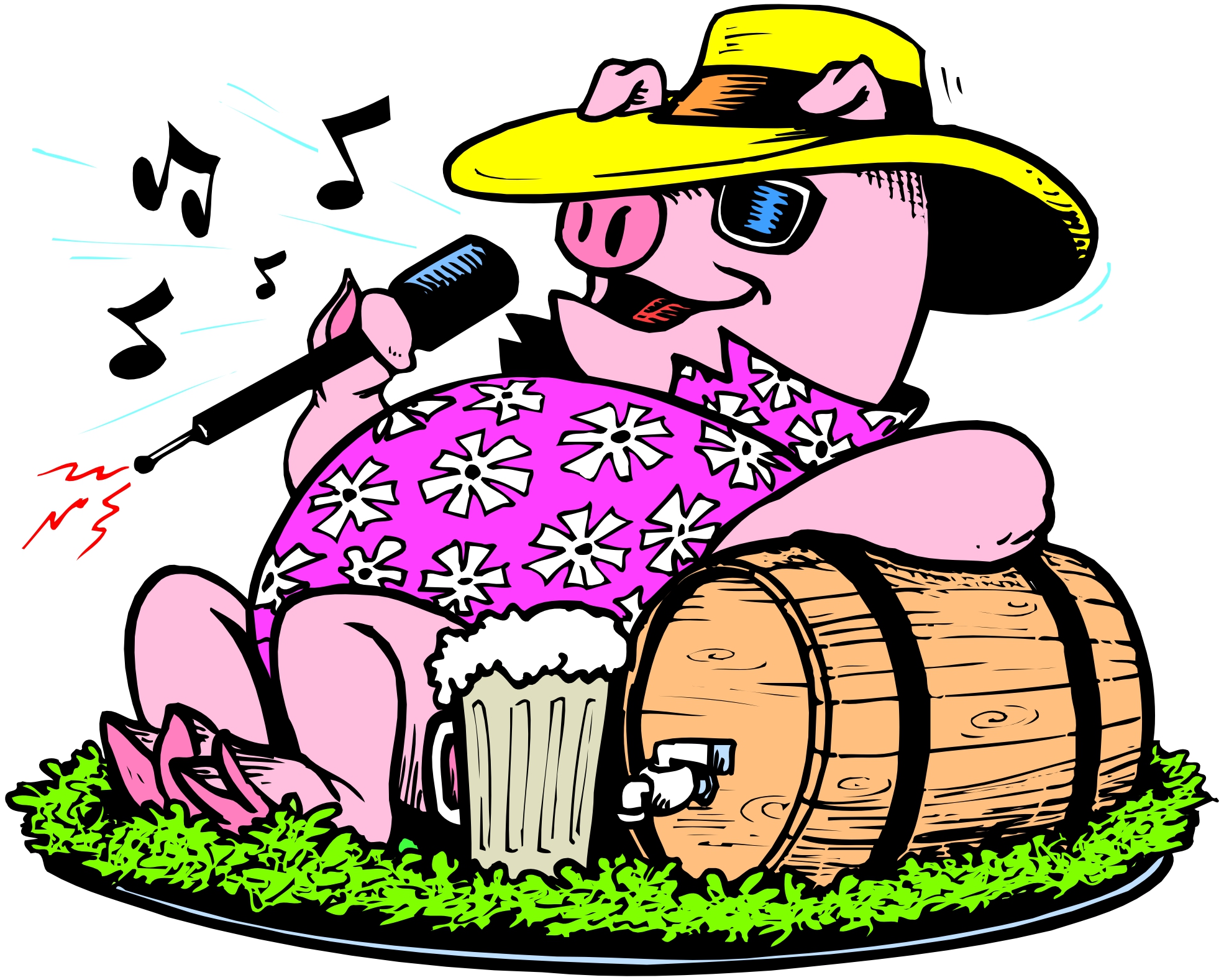 pigs clipart party