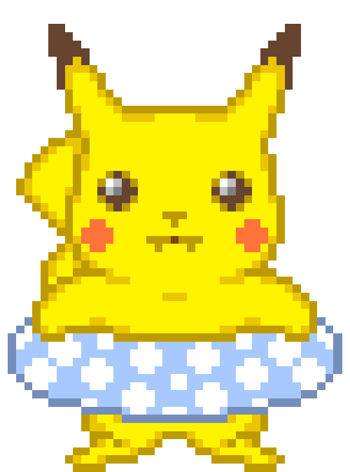 pikachu clipart aesthetic