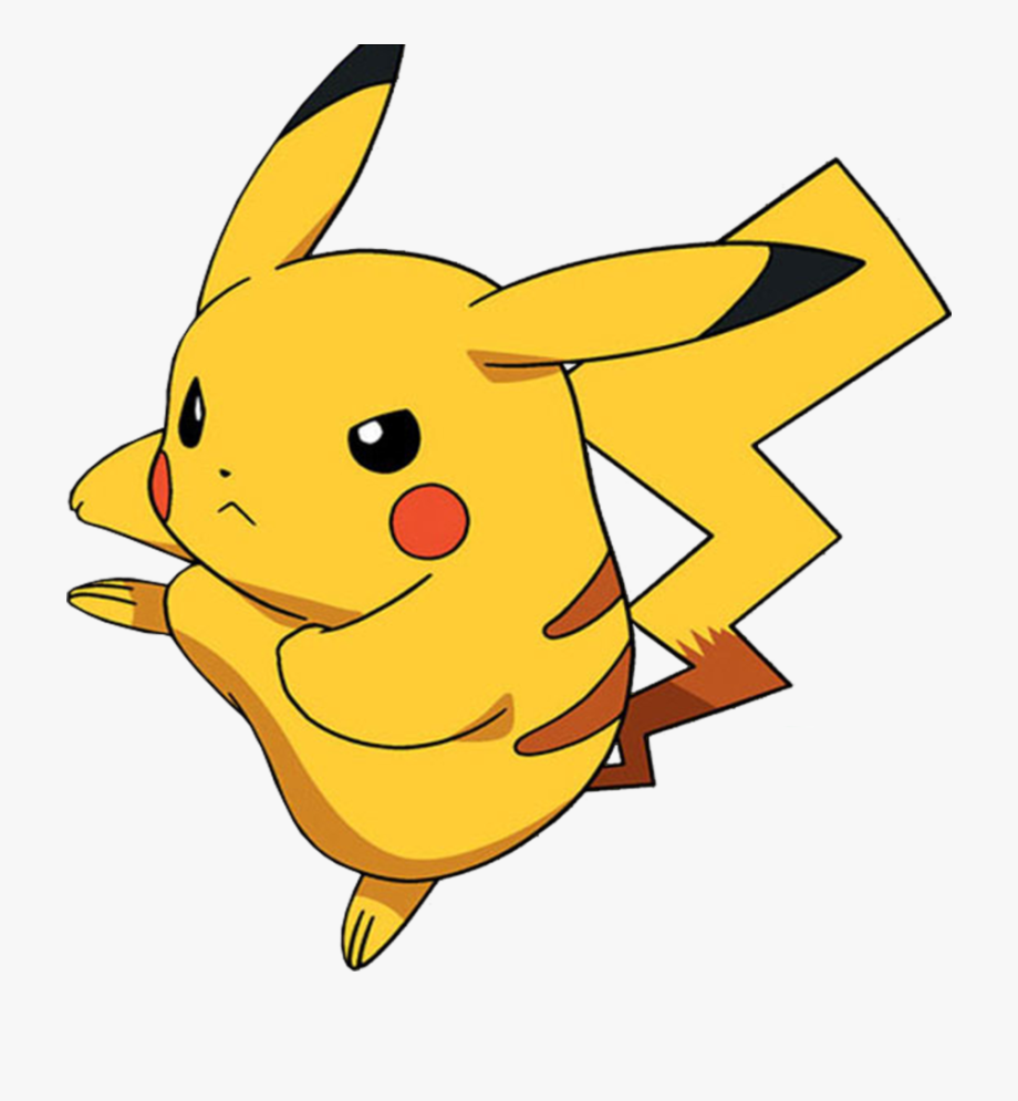 pikachu clipart angry