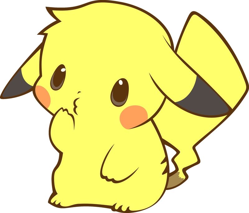 Pikachu clipart anime. Pokemon transparent vectors 