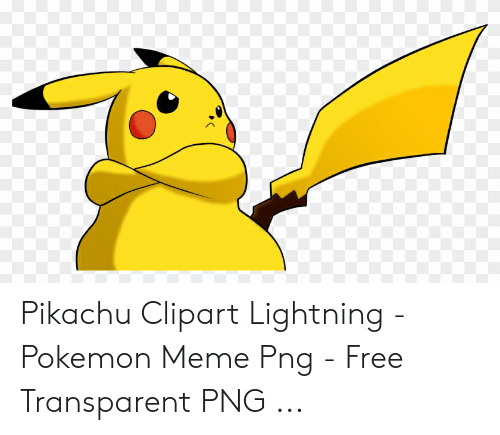 pikachu clipart lightning