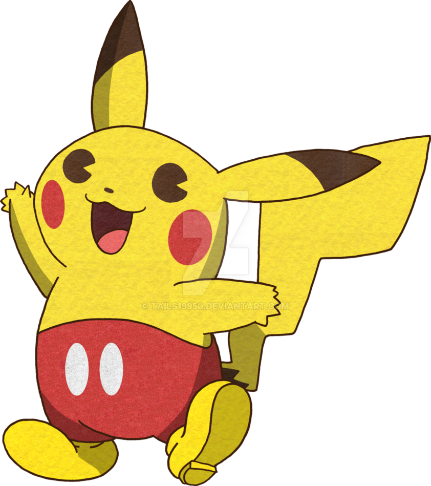 pikachu clipart pin the tail on
