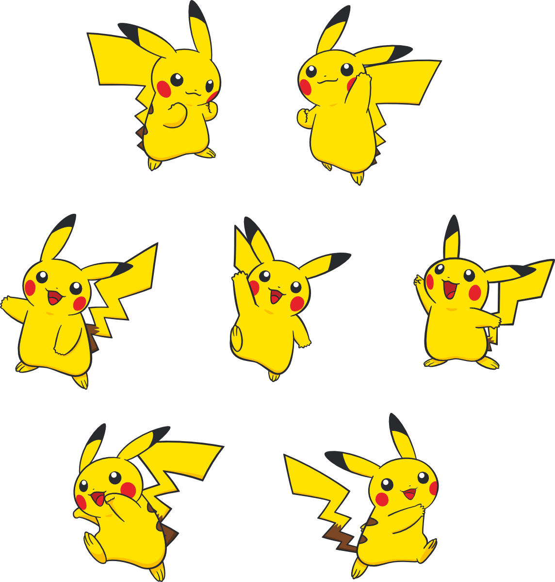 Pikachu Ears And Tail Svg