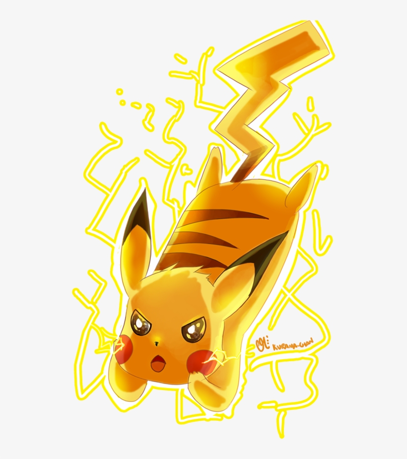 Png . Pikachu clipart thunderbolt