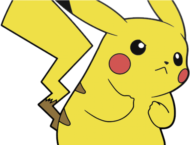 Pikachu clipart thunderbolt. Cartoon transparent 