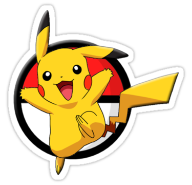 pikachu with pokeball