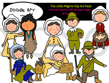 pilgrims clipart little