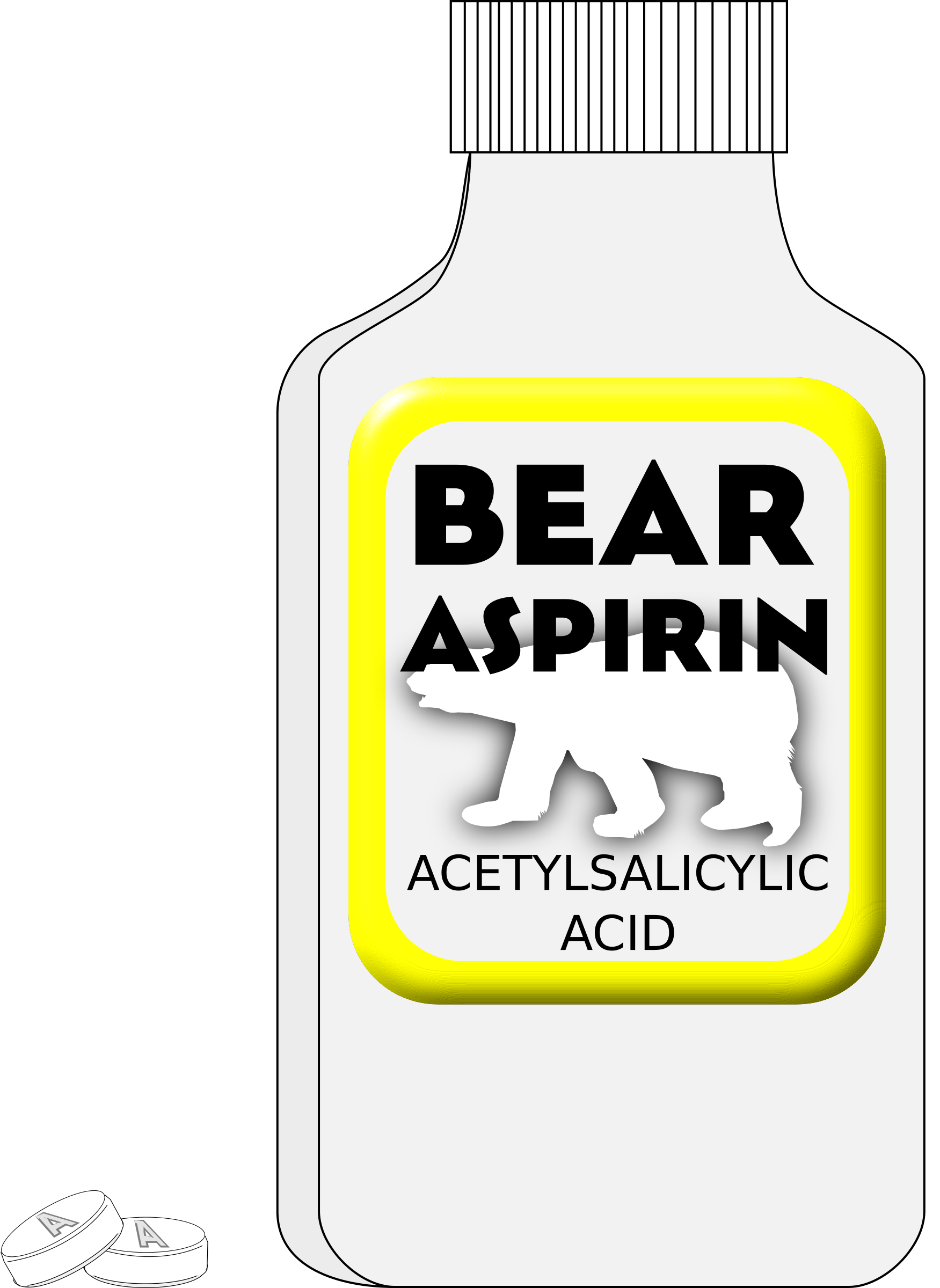Bottle big image png. Pills clipart aspirin
