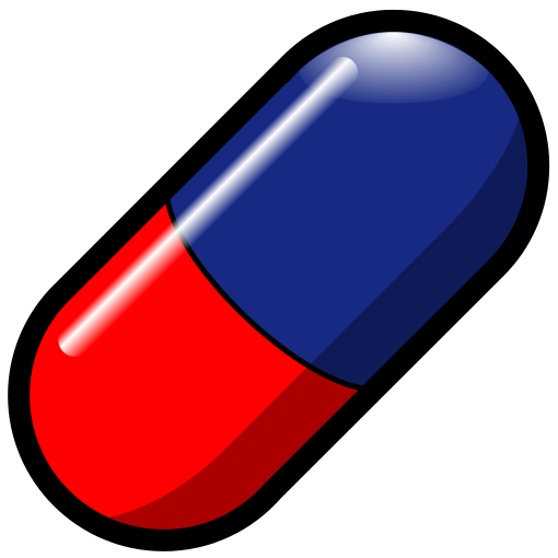 pill clipart blue pill