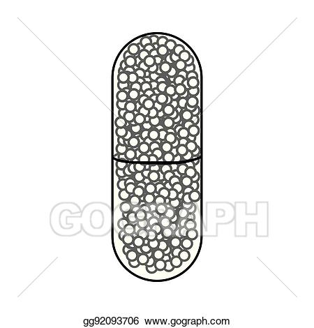 pills clipart capsule shape