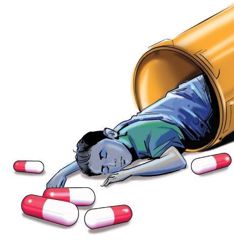 Visual media helps excise. Pill clipart drug misuse