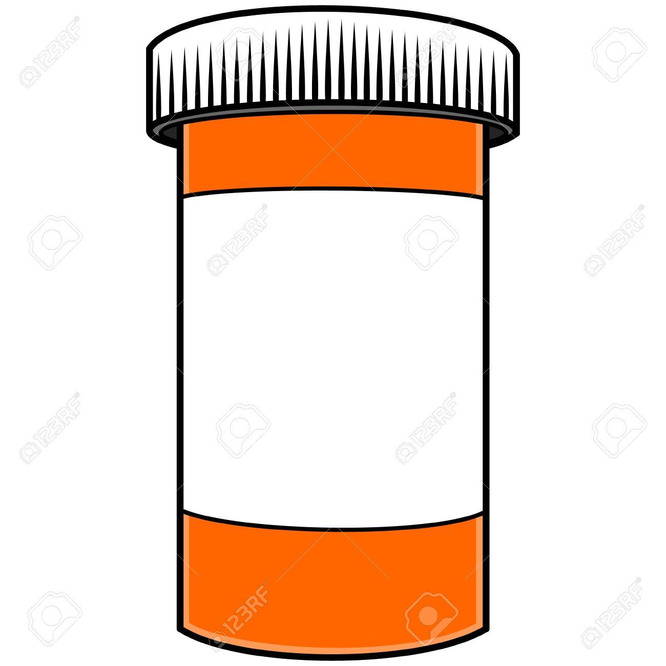 pills clipart medicine container