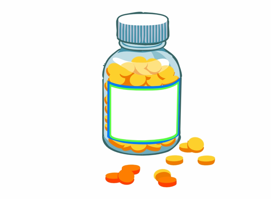 pills clipart spilled pill